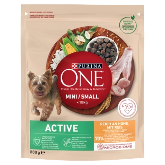 PURINA ONE Mini Active Kyckling & ris 800g