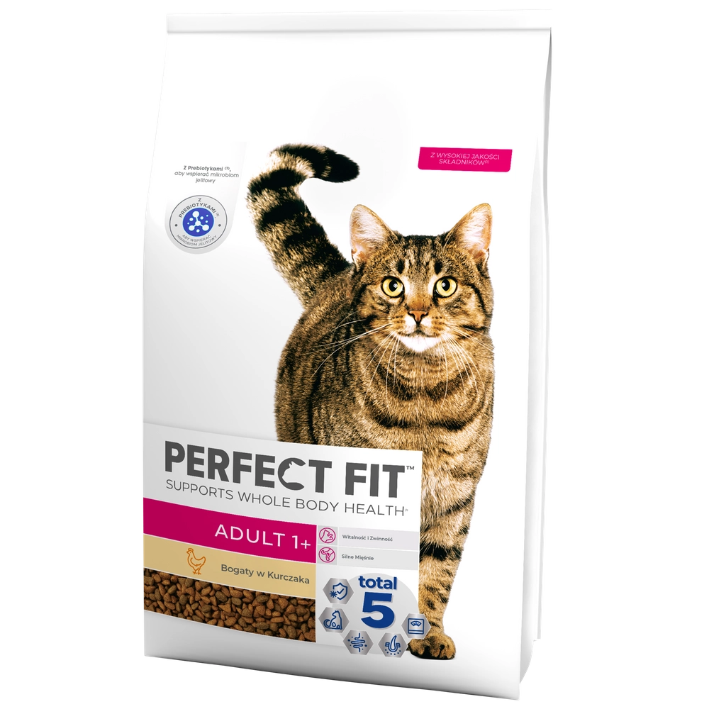 Perfect Fit™ - torr helfoder för vuxna katter, rik på kyckling 7 kg