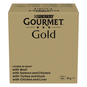 Purina Gourmet Gold Bitar i sås mix 96x85g