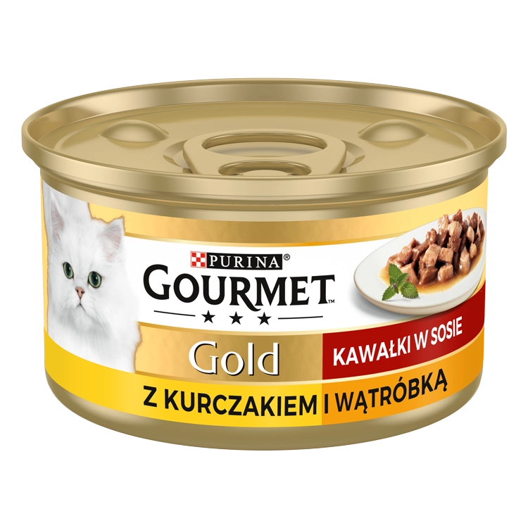 Purina Gourmet Gold kyckling/ lever i sås 85g