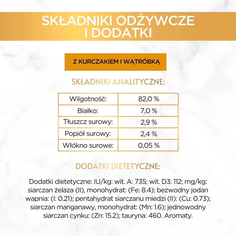 Purina Gourmet Gold kyckling/ lever i sås 85g