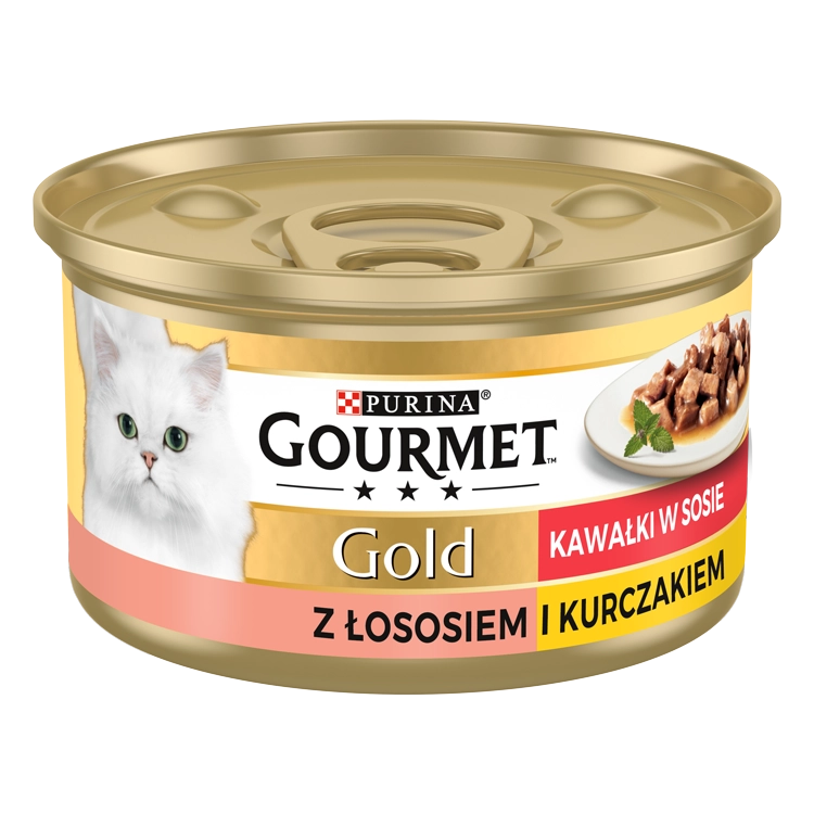Purina Gourmet Gold lax/ kyckling i sås 85g