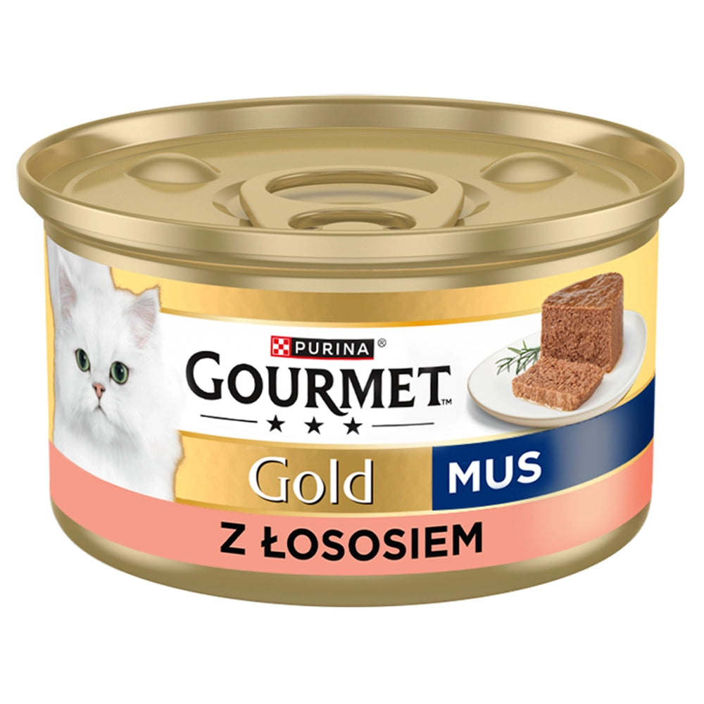 Purina Gourmet Gold mousse med lax 85g