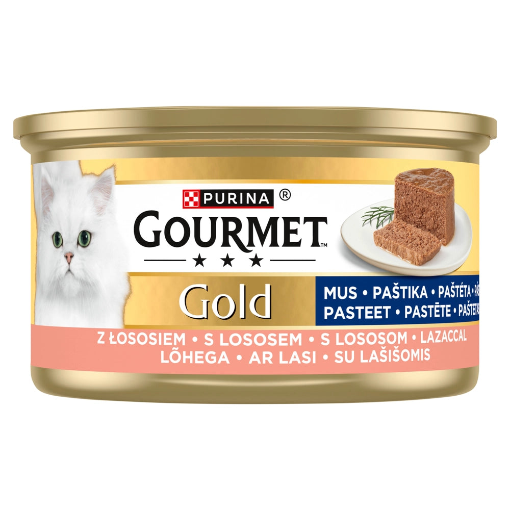 Purina Gourmet Gold mousse med lax 85g