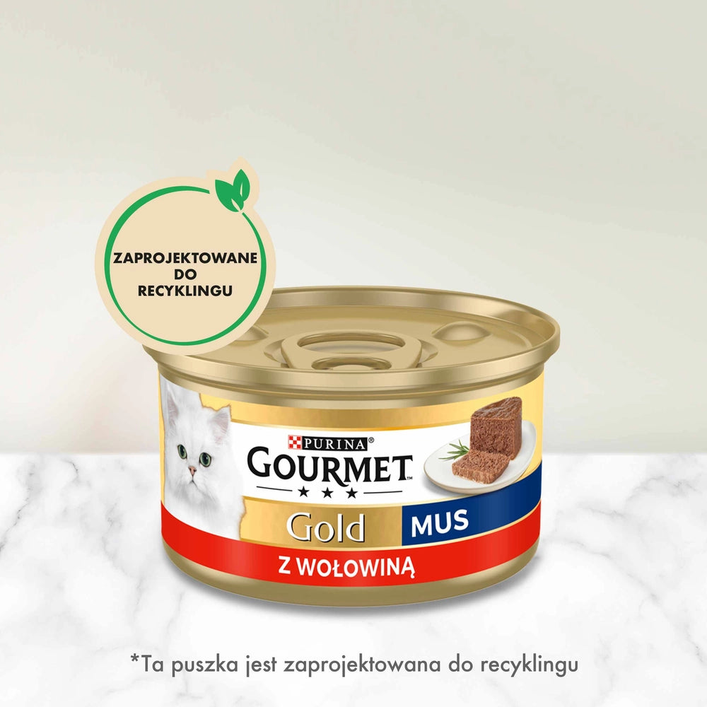 Purina Gourmet Gold mousse med nötkött 85g
