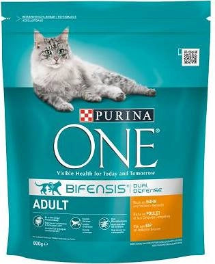 Purina One Cat Adult Kattfoder med kyckling för katt 800g