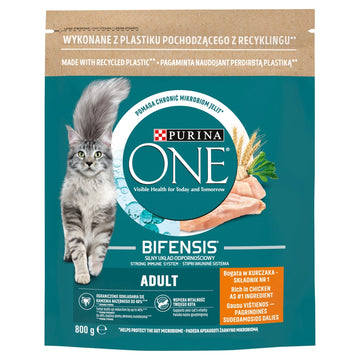 Purina One Cat Adult Kattfoder med kyckling för katt 800g