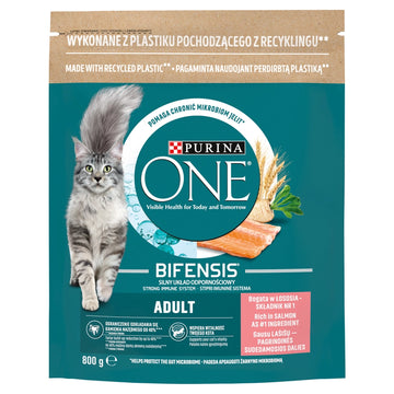 Purina One Cat Adult Kattmat med lax för katt 800g