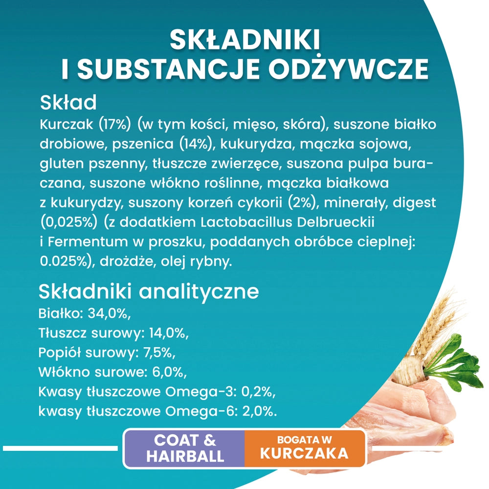 PURINA ONE Coat & Hairball 800g