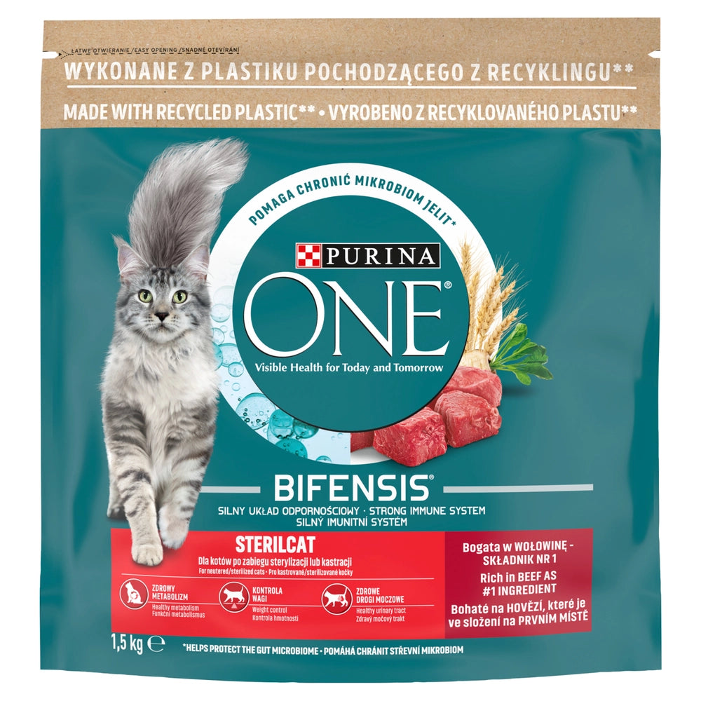 PURINA ONE SterilCat Nötkött 1,5kg