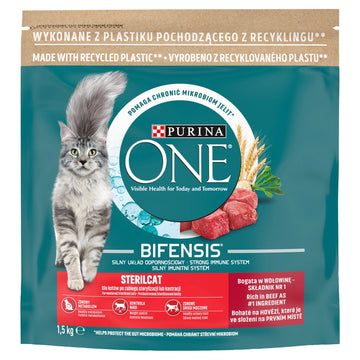 PURINA ONE SterilCat Nötkött 1,5kg