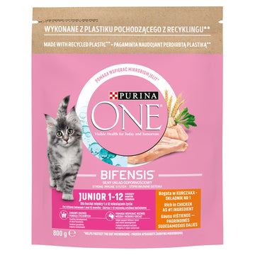Purina One Junior Foder med kyckling för kattungar 800g