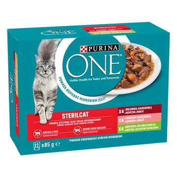 Purina One Sterilcat blandade smaker 12x85g