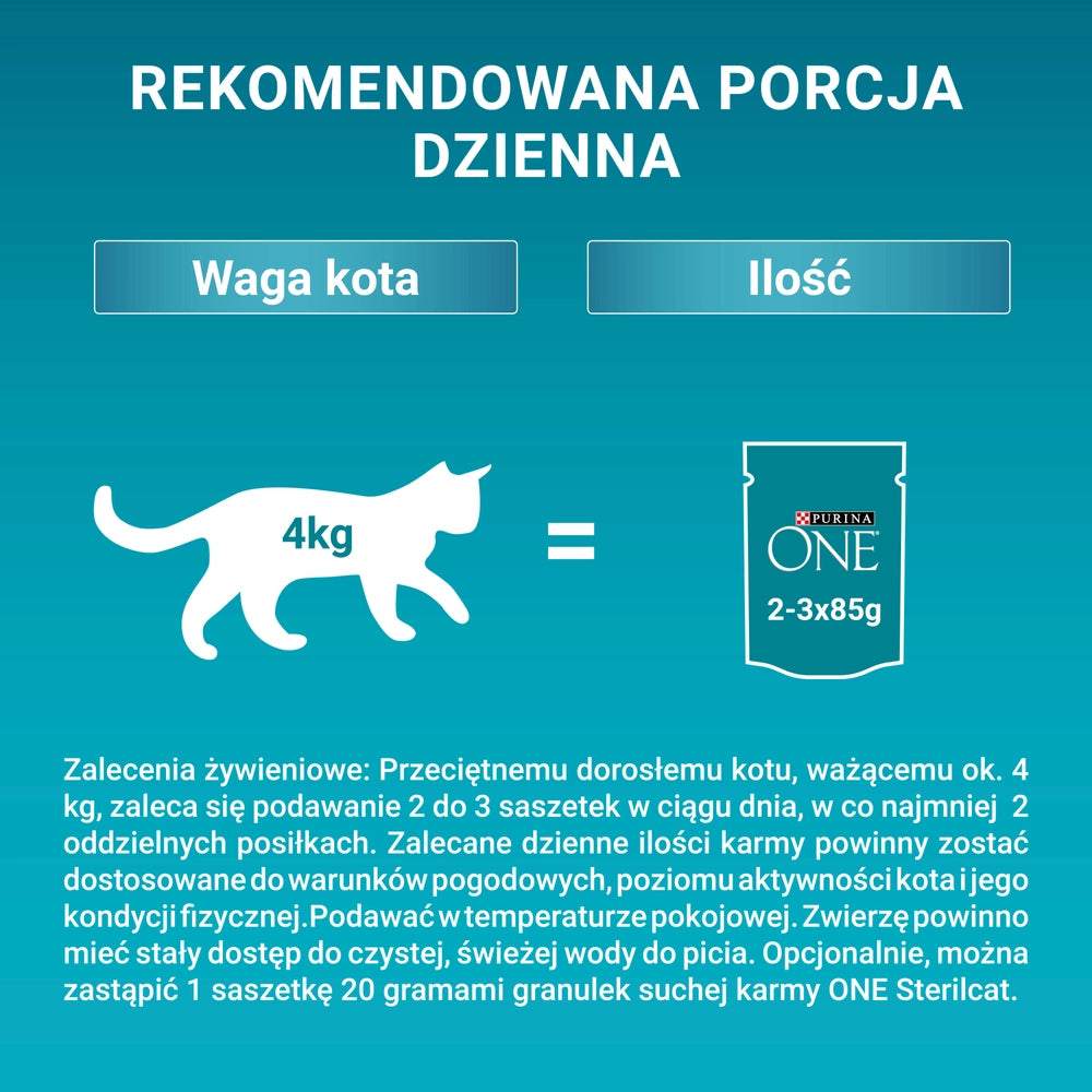Purina One Sterilcat med kalkon och gröna bönor 85g