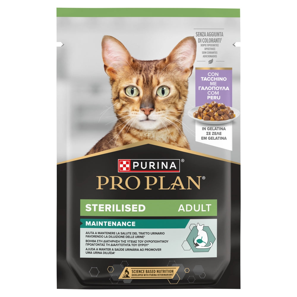 Purina Pro Plan Sterilised med kalkon för katt 85g