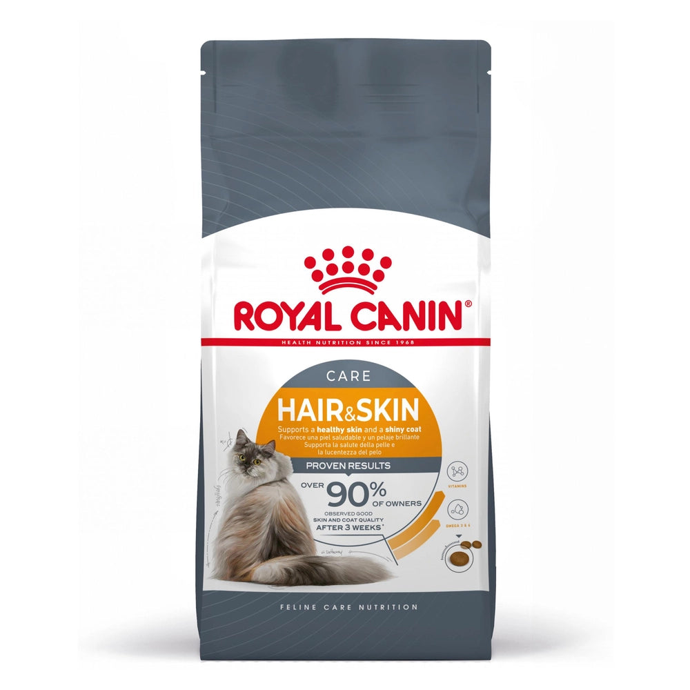 ROYAL CANIN Hair&Skin Care 400g torrfoder för vuxna katter, glansig päls och frisk hud