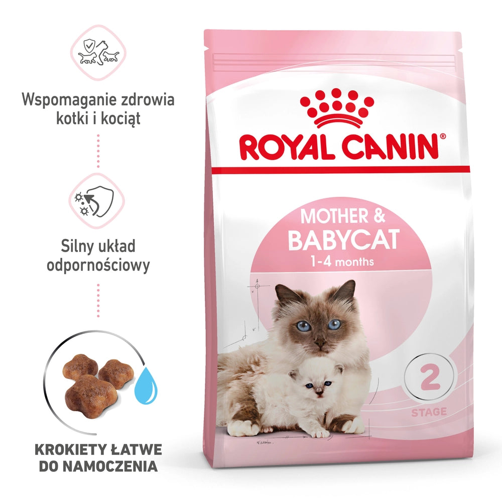 ROYAL CANIN Mother&Babycat 400g torrfoder för katter under graviditet, laktation och kattungar från 1 till 4 månaders ålder