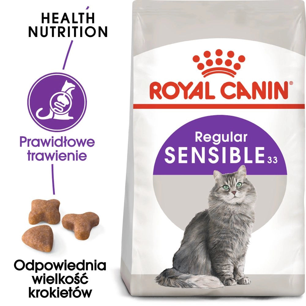 ROYAL CANIN Sensible 400g 33 torrfoder för vuxna katter med känsligt matsmältningssystem