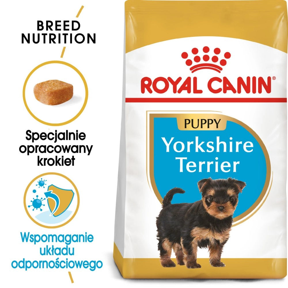 ROYAL CANIN Yorkshire Terrier Puppy 500g torrfoder för valpar upp till 10 månader, rasen yorkshireterrier