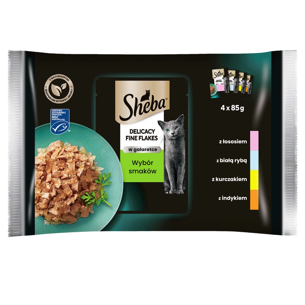 Sheba Delicacy in Jelly Flavour Collection 4x85g