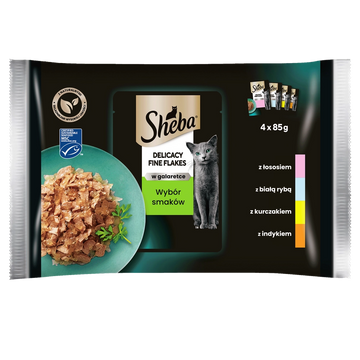 Sheba Delicacy in Jelly Flavour Collection 4x85g