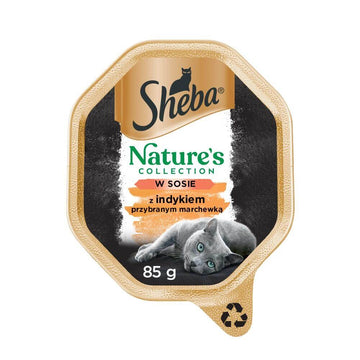 SHEBA® Nature's Collection Sås Kalkon - våtfoder för katt - bricka 85g