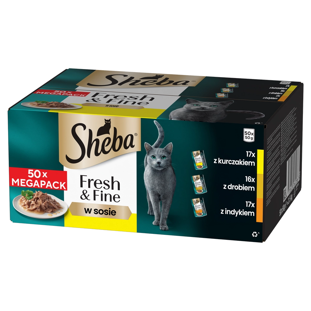 Sheba Fresh & Fine portionspåsar 50 x 50 g