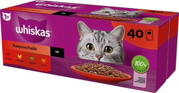 Whiskas 1+ Oxe, Lamm och Kyckling i Sås 40x85 g