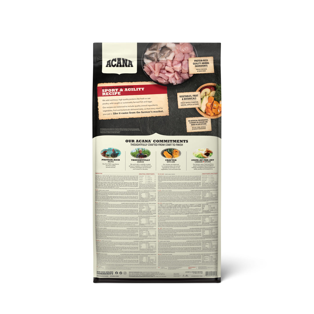 Acana Sport & Agility Torrfoder för hund 17kg